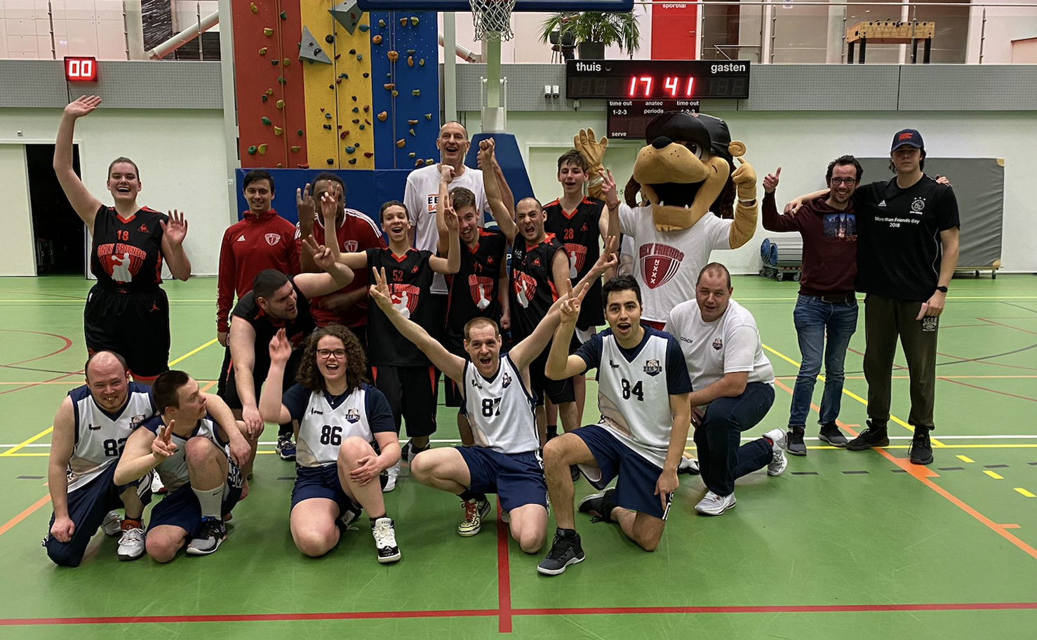 Eerste wedstrijd Team Aangepast Sporten groot succes